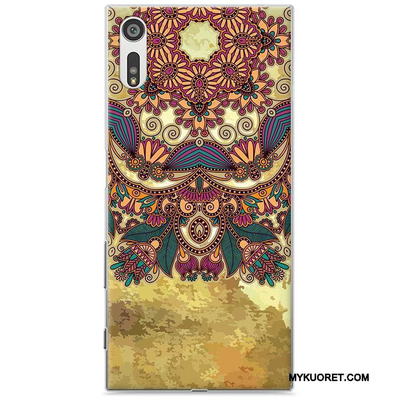 Kuori Sony Xperia Xz Maalaus Violetti Puhelimen Kuoret, Kotelo Sony Xperia Xz Suojaus Kova