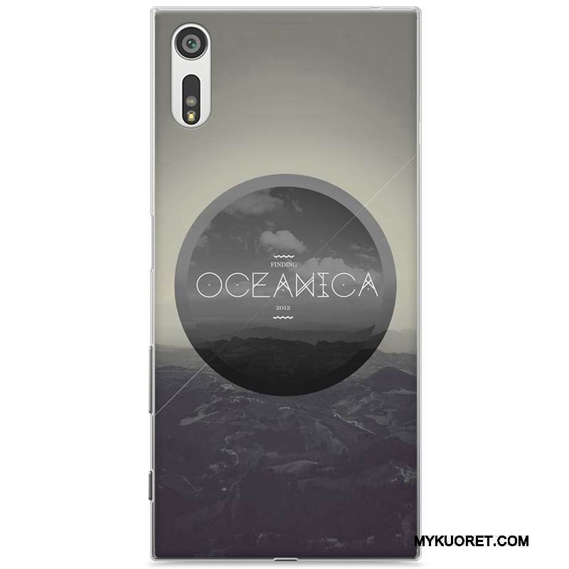 Kuori Sony Xperia Xz Maalaus Violetti Puhelimen Kuoret, Kotelo Sony Xperia Xz Suojaus Kova