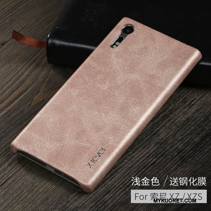 Kuori Sony Xperia Xz Nahka Puhelimen Kuoret Liiketoiminta, Kotelo Sony Xperia Xz Suojaus Murtumaton