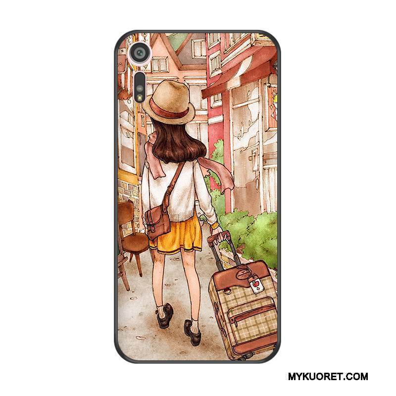 Kuori Sony Xperia Xz Pehmeä Neste Kova Sininen, Kotelo Sony Xperia Xz Suojaus Puhelimen Kuoret Murtumaton