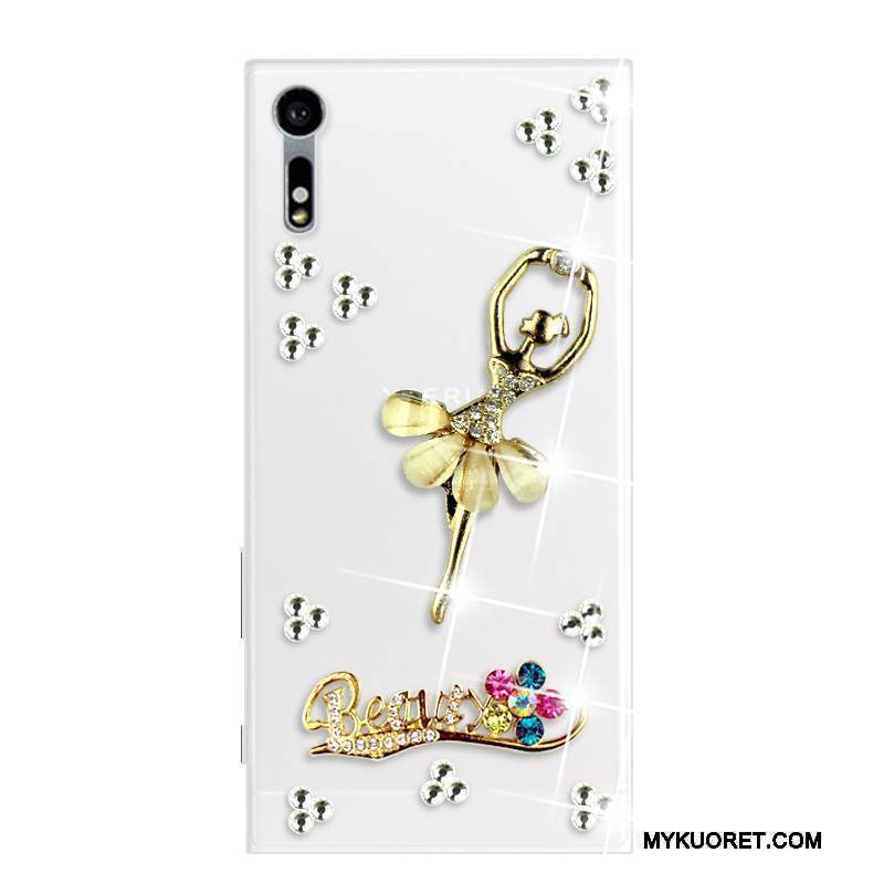 Kuori Sony Xperia Xz Pehmeä Neste Kulta Puhelimen Kuoret, Kotelo Sony Xperia Xz Strassi Trendi