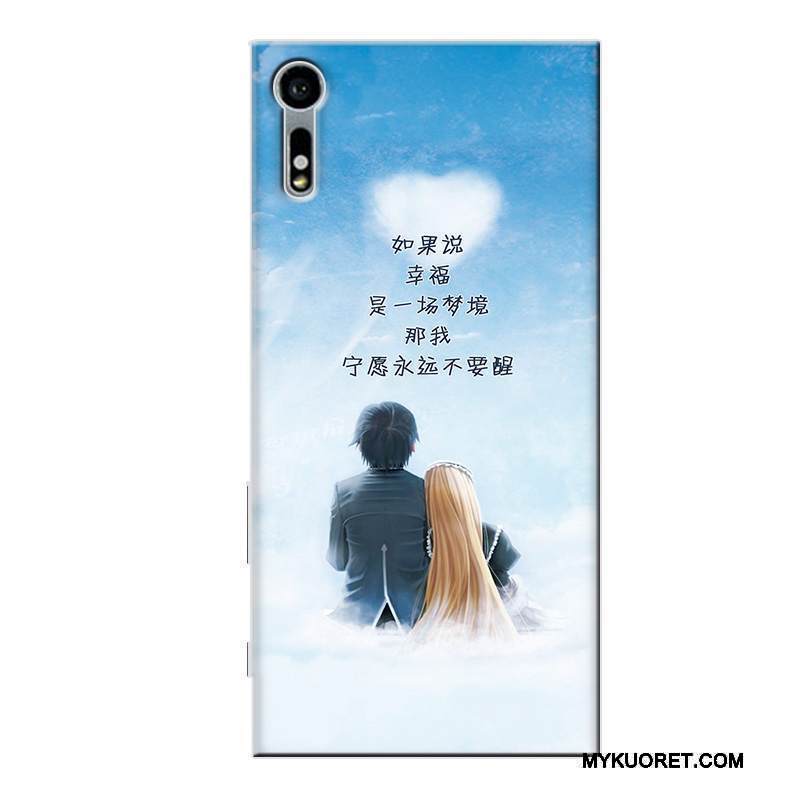 Kuori Sony Xperia Xz Pehmeä Neste Valkoinen Puhelimen Kuoret, Kotelo Sony Xperia Xz Sarjakuva Malli Muokata