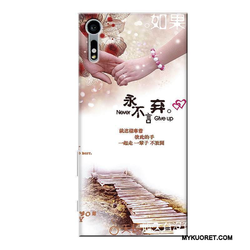 Kuori Sony Xperia Xz Pehmeä Neste Valkoinen Puhelimen Kuoret, Kotelo Sony Xperia Xz Sarjakuva Malli Muokata