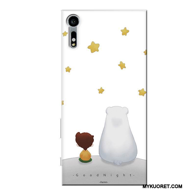 Kuori Sony Xperia Xz Pehmeä Neste Valkoinen Puhelimen Kuoret, Kotelo Sony Xperia Xz Sarjakuva Malli Muokata