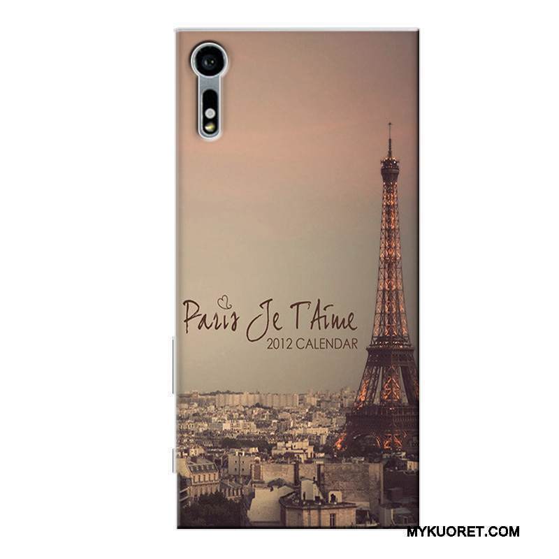 Kuori Sony Xperia Xz Pehmeä Neste Valkoinen Puhelimen Kuoret, Kotelo Sony Xperia Xz Sarjakuva Malli Muokata