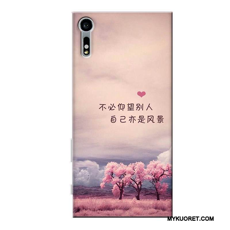 Kuori Sony Xperia Xz Pehmeä Neste Valkoinen Puhelimen Kuoret, Kotelo Sony Xperia Xz Sarjakuva Malli Muokata