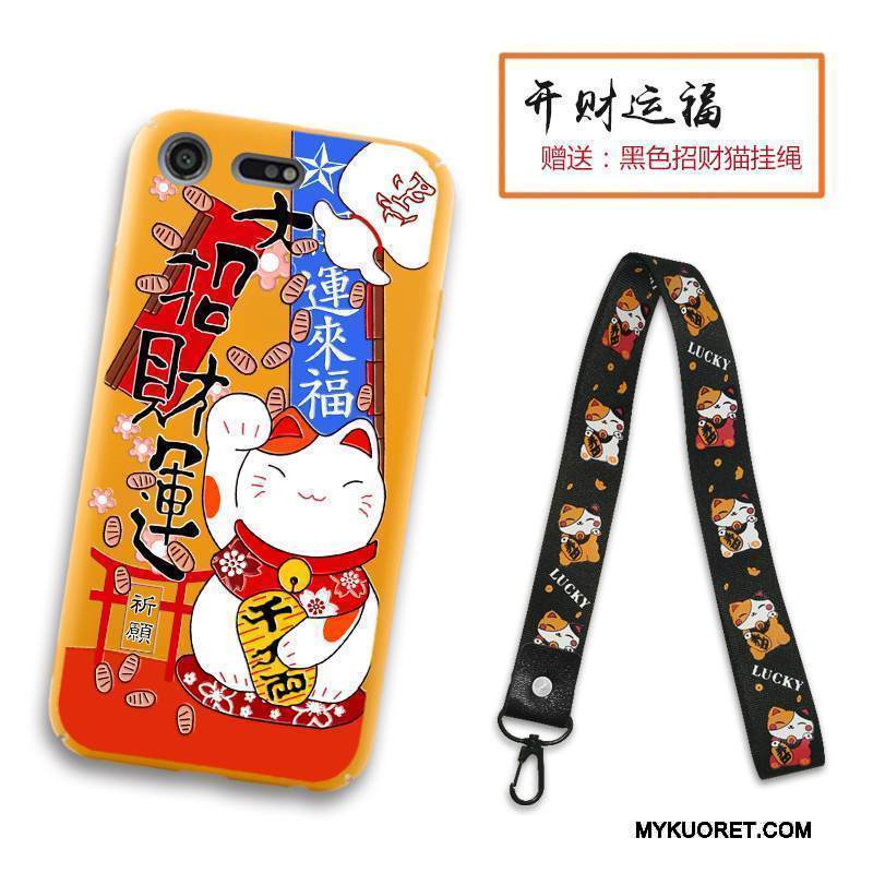 Kuori Sony Xperia Xz Premium Laukut Pesty Suede Keltainen, Kotelo Sony Xperia Xz Premium Suojaus Uusi Murtumaton