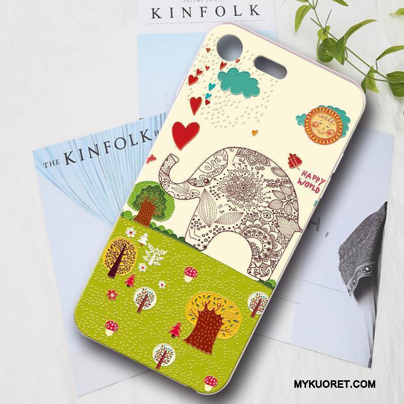 Kuori Sony Xperia Xz Premium Laukut Puhelimen Kuoret Vihreä, Kotelo Sony Xperia Xz Premium Sarjakuva Murtumaton