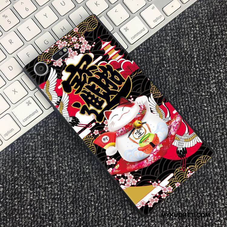 Kuori Sony Xperia Xz Premium Laukut Tuuli Kirsikka, Kotelo Sony Xperia Xz Premium Suojaus Sininen Puhelimen Kuoret