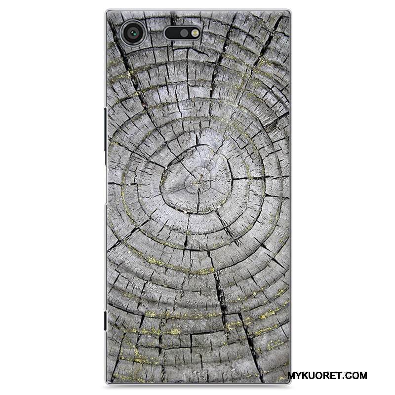 Kuori Sony Xperia Xz Premium Maalaus Harmaa Syvä Väri, Kotelo Sony Xperia Xz Premium Suojaus Puhelimen Kuoret