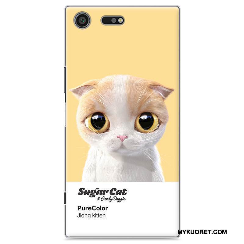 Kuori Sony Xperia Xz Premium Maalaus Läpinäkyvä Puhelimen Kuoret, Kotelo Sony Xperia Xz Premium Sarjakuva Ihana Vihreä