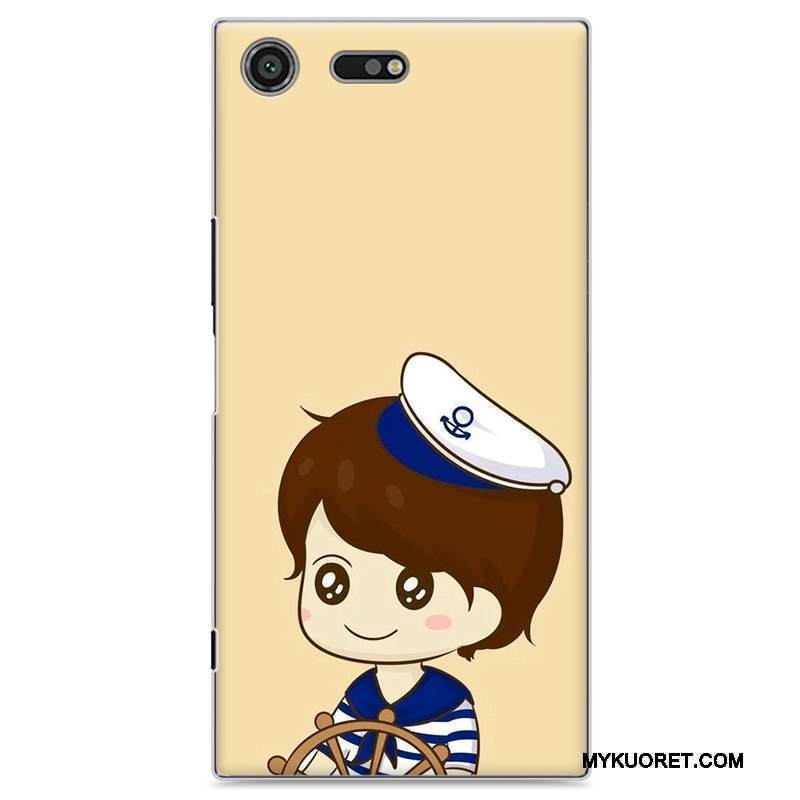 Kuori Sony Xperia Xz Premium Maalaus Puhelimen Kuoret Rakastunut, Kotelo Sony Xperia Xz Premium Suojaus Keltainen