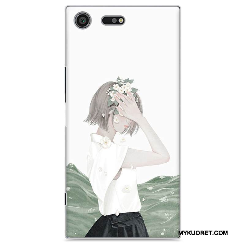 Kuori Sony Xperia Xz Premium Maalaus Sininen Pieni, Kotelo Sony Xperia Xz Premium Suojaus Taide Puhelimen Kuoret