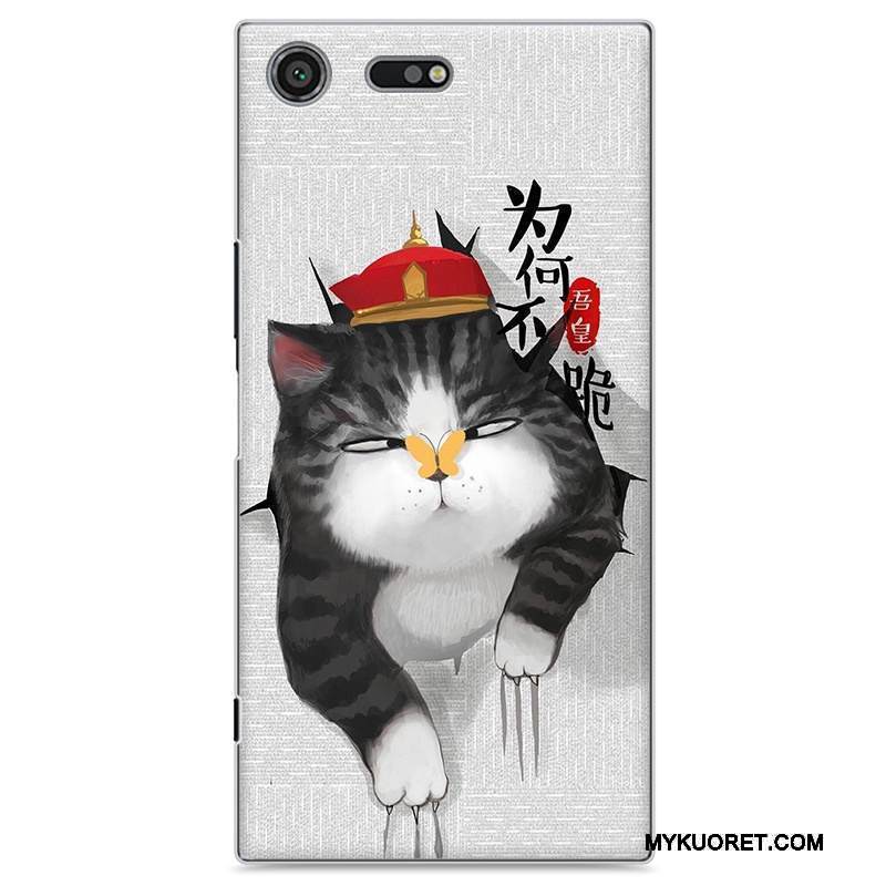 Kuori Sony Xperia Xz Premium Maalaus Taide Vaalean, Kotelo Sony Xperia Xz Premium Sarjakuva Puhelimen Kuoret Jauhe