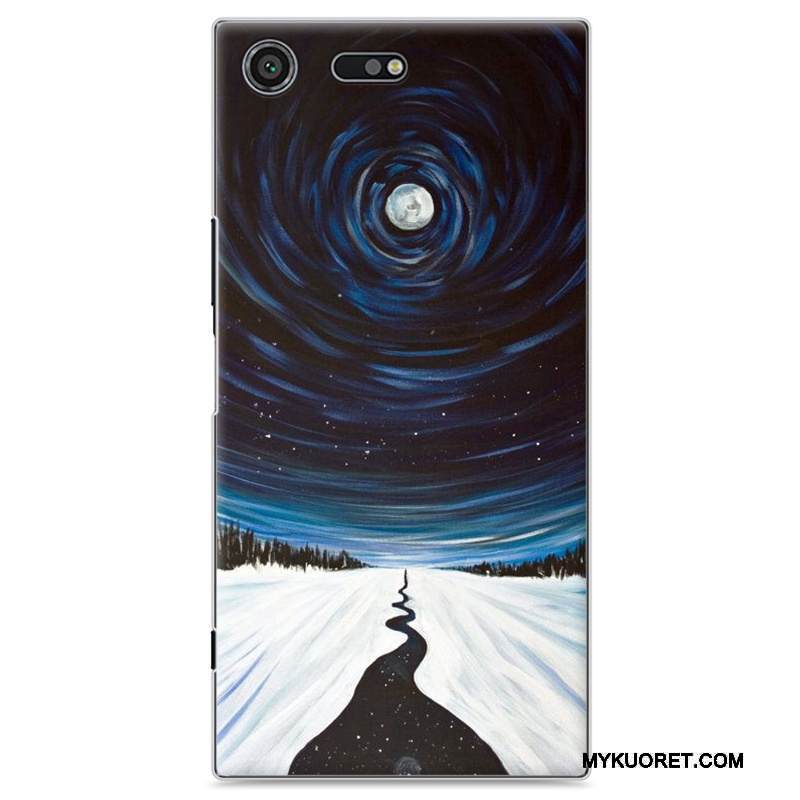 Kuori Sony Xperia Xz Premium Maalaus Taide Vaalean, Kotelo Sony Xperia Xz Premium Sarjakuva Puhelimen Kuoret Jauhe