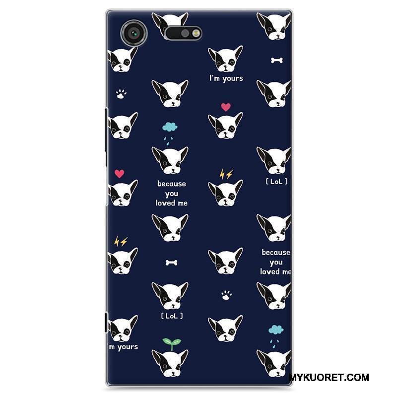 Kuori Sony Xperia Xz Premium Maalaus Taide Vaalean, Kotelo Sony Xperia Xz Premium Sarjakuva Puhelimen Kuoret Jauhe