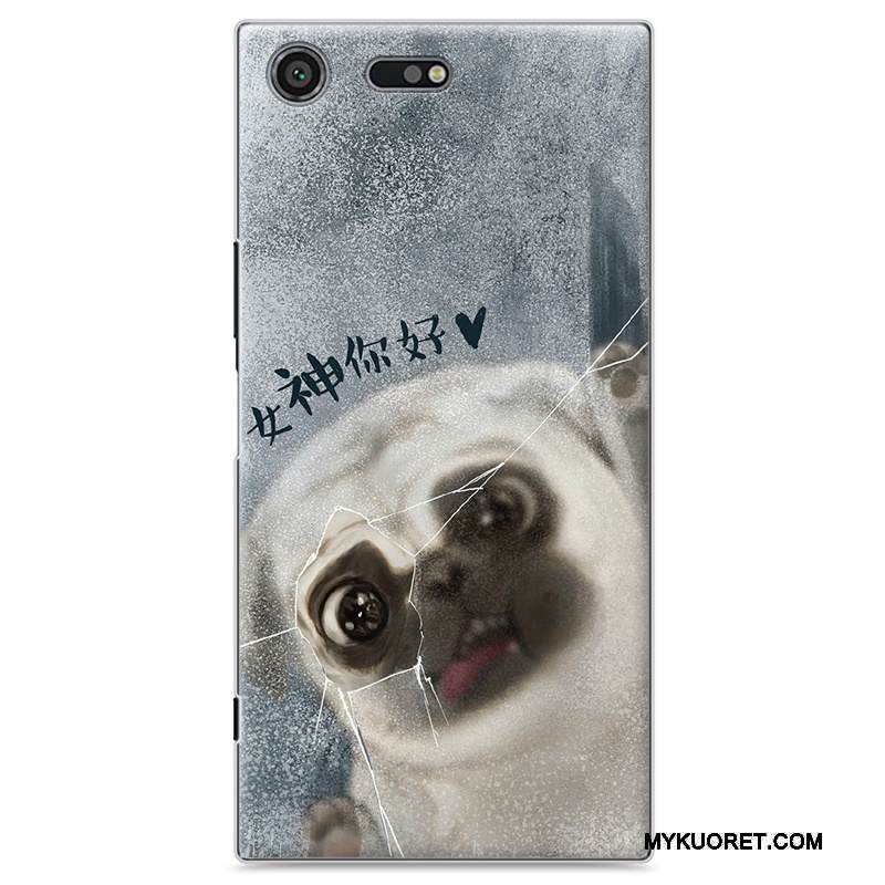 Kuori Sony Xperia Xz Premium Maalaus Taide Vaalean, Kotelo Sony Xperia Xz Premium Sarjakuva Puhelimen Kuoret Jauhe