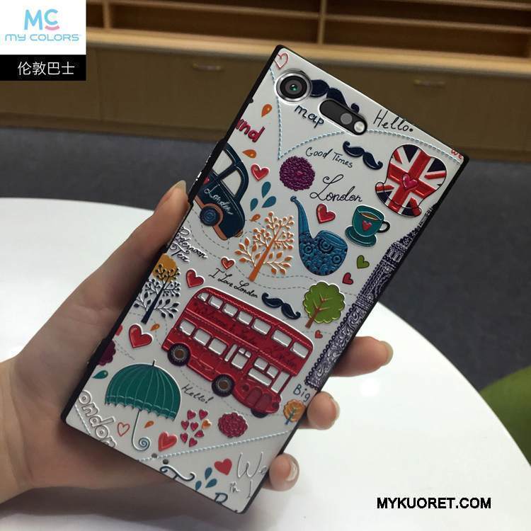 Kuori Sony Xperia Xz Premium Monivärinen Puhelimen Kuoret Murtumaton, Kotelo Sony Xperia Xz Premium Pehmeä Neste