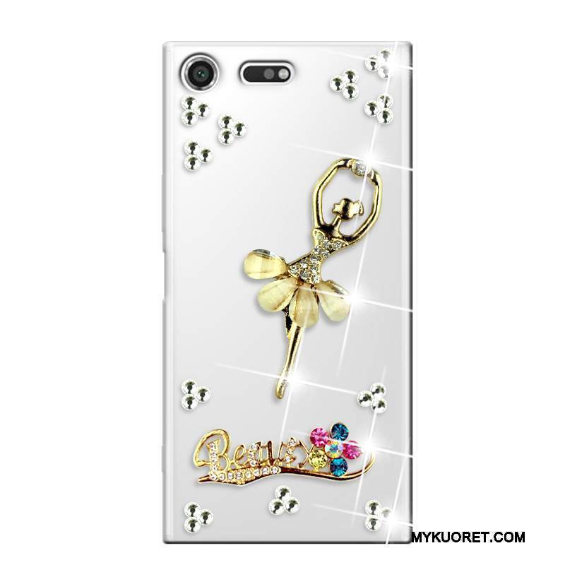 Kuori Sony Xperia Xz Premium Pehmeä Neste Murtumaton Puhelimen Kuoret, Kotelo Sony Xperia Xz Premium Strassi Punainen