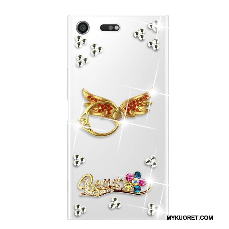 Kuori Sony Xperia Xz Premium Pehmeä Neste Murtumaton Puhelimen Kuoret, Kotelo Sony Xperia Xz Premium Strassi Punainen