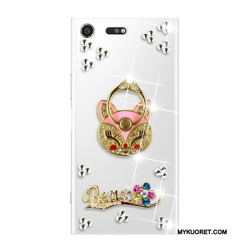 Kuori Sony Xperia Xz Premium Pehmeä Neste Murtumaton Puhelimen Kuoret, Kotelo Sony Xperia Xz Premium Strassi Punainen