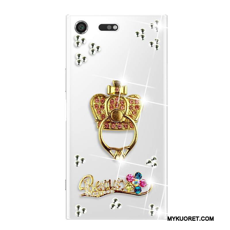 Kuori Sony Xperia Xz Premium Pehmeä Neste Murtumaton Puhelimen Kuoret, Kotelo Sony Xperia Xz Premium Strassi Punainen