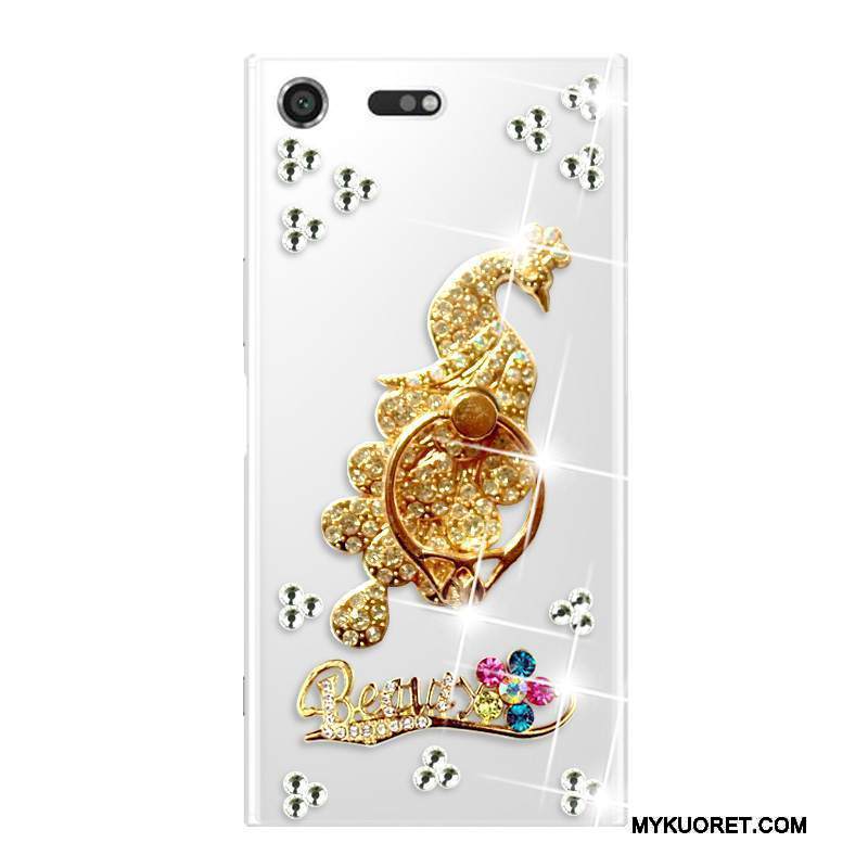 Kuori Sony Xperia Xz Premium Pehmeä Neste Murtumaton Puhelimen Kuoret, Kotelo Sony Xperia Xz Premium Strassi Punainen