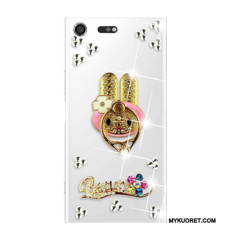 Kuori Sony Xperia Xz Premium Pehmeä Neste Murtumaton Puhelimen Kuoret, Kotelo Sony Xperia Xz Premium Strassi Punainen