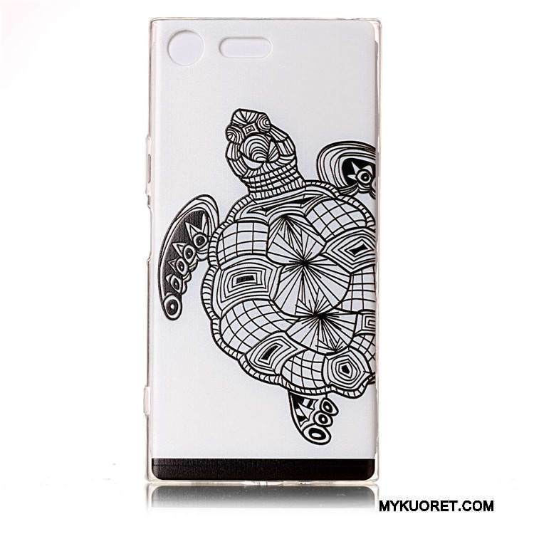 Kuori Sony Xperia Xz Premium Pehmeä Neste Puhelimen Kuoret Sininen, Kotelo Sony Xperia Xz Premium Suojaus Persoonallisuus