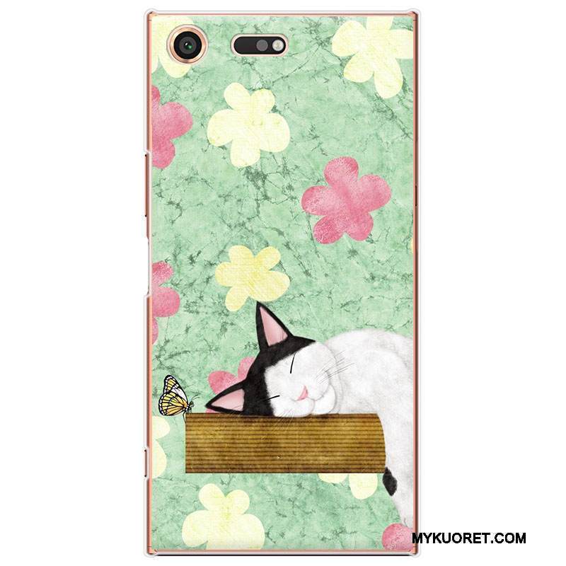 Kuori Sony Xperia Xz Premium Sarjakuva Ihana Puhelimen Kuoret, Kotelo Sony Xperia Xz Premium Suojaus Vihreä