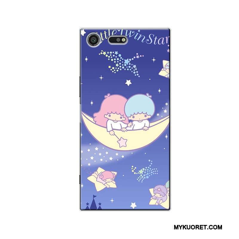 Kuori Sony Xperia Xz Premium Sarjakuva Ihana Sininen, Kotelo Sony Xperia Xz Premium Laukut Puhelimen Kuoret