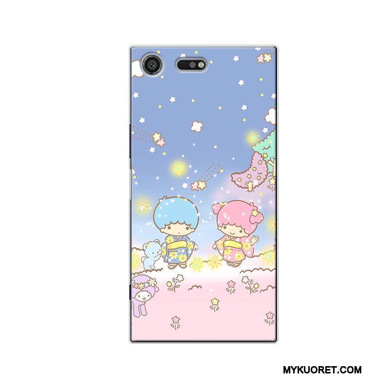 Kuori Sony Xperia Xz Premium Sarjakuva Ihana Sininen, Kotelo Sony Xperia Xz Premium Laukut Puhelimen Kuoret