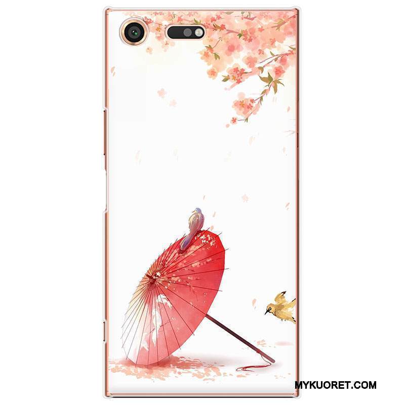 Kuori Sony Xperia Xz Premium Suojaus Kiinalainen Tyyli Puhelimen Kuoret, Kotelo Sony Xperia Xz Premium Kova Punainen