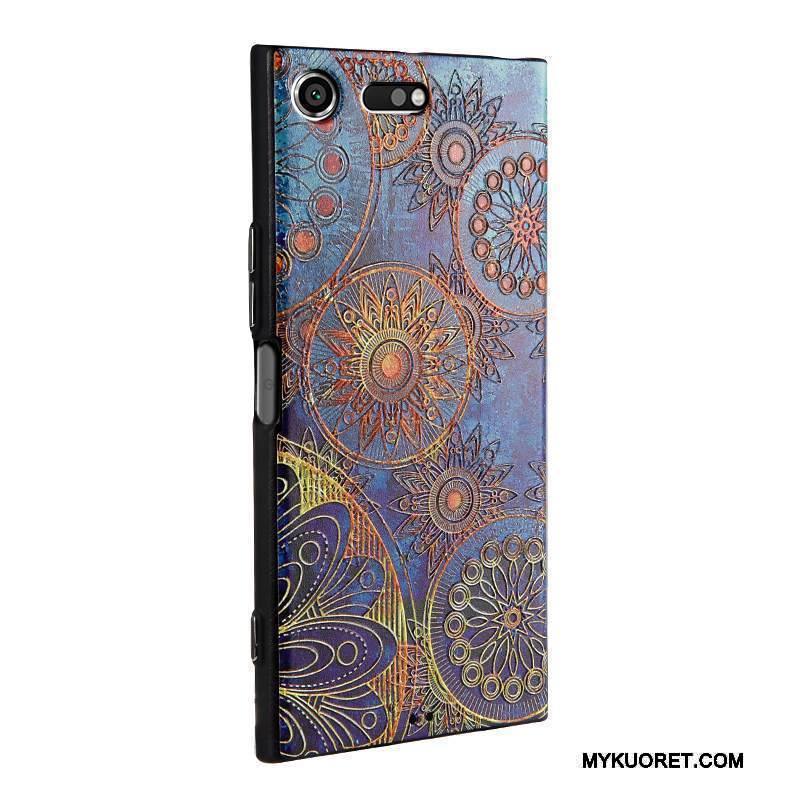 Kuori Sony Xperia Xz Premium Suojaus Puhelimen Kuoret Liiketoiminta, Kotelo Sony Xperia Xz Premium Kohokuviointi