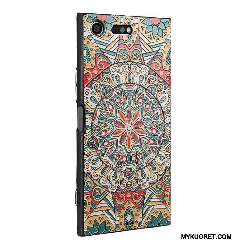 Kuori Sony Xperia Xz Premium Suojaus Puhelimen Kuoret Liiketoiminta, Kotelo Sony Xperia Xz Premium Kohokuviointi