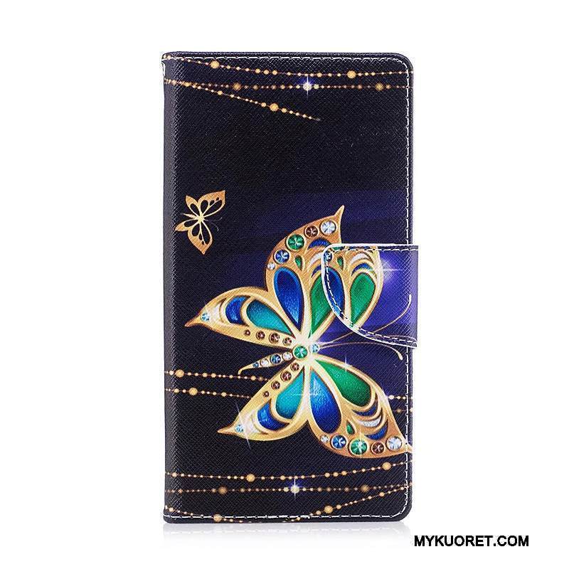 Kuori Sony Xperia Xz Premium Suojaus Sininen Puhelimen Kuoret, Kotelo Sony Xperia Xz Premium Nahka