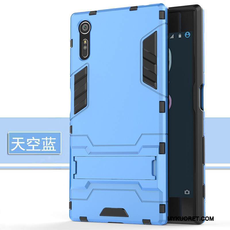 Kuori Sony Xperia Xz Silikoni Puhelimen Kuoret Läpinäkyvä, Kotelo Sony Xperia Xz Pehmeä Neste Sininen Murtumaton