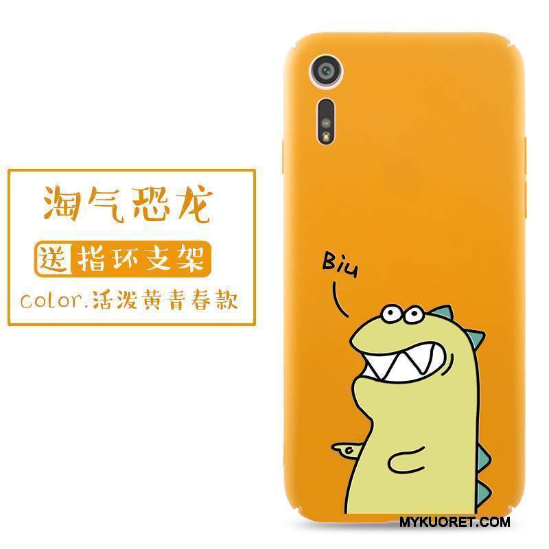 Kuori Sony Xperia Xz Suojaus Kova Pesty Suede, Kotelo Sony Xperia Xz Laukut Puhelimen Kuoret Punainen