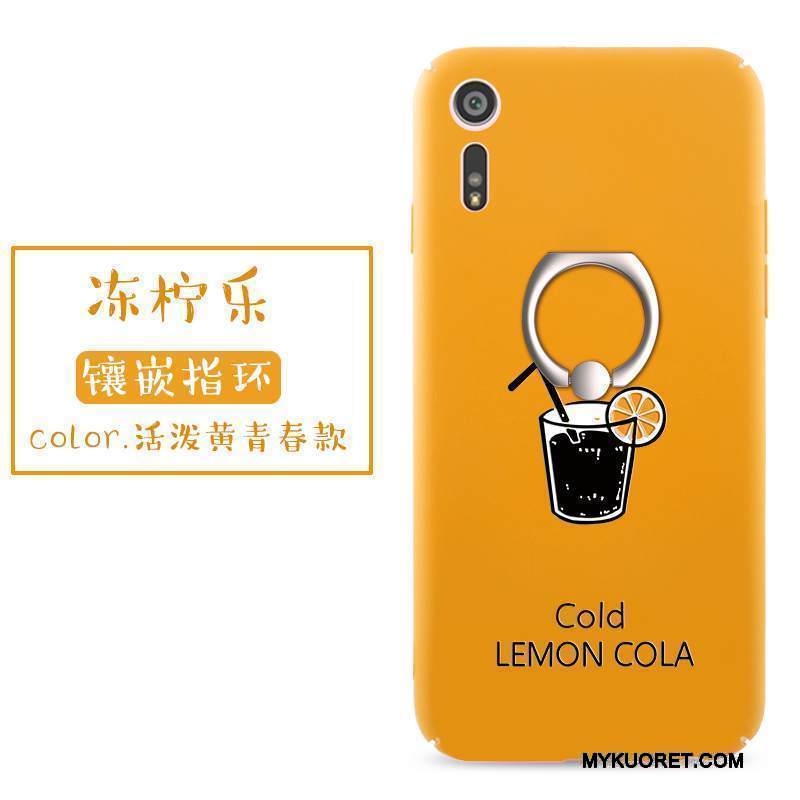 Kuori Sony Xperia Xz Suojaus Kova Pesty Suede, Kotelo Sony Xperia Xz Laukut Puhelimen Kuoret Punainen