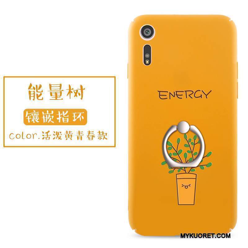 Kuori Sony Xperia Xz Suojaus Kova Pesty Suede, Kotelo Sony Xperia Xz Laukut Puhelimen Kuoret Punainen