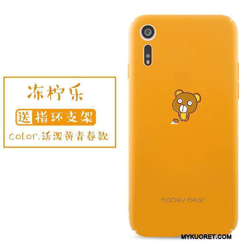 Kuori Sony Xperia Xz Suojaus Kova Pesty Suede, Kotelo Sony Xperia Xz Laukut Puhelimen Kuoret Punainen