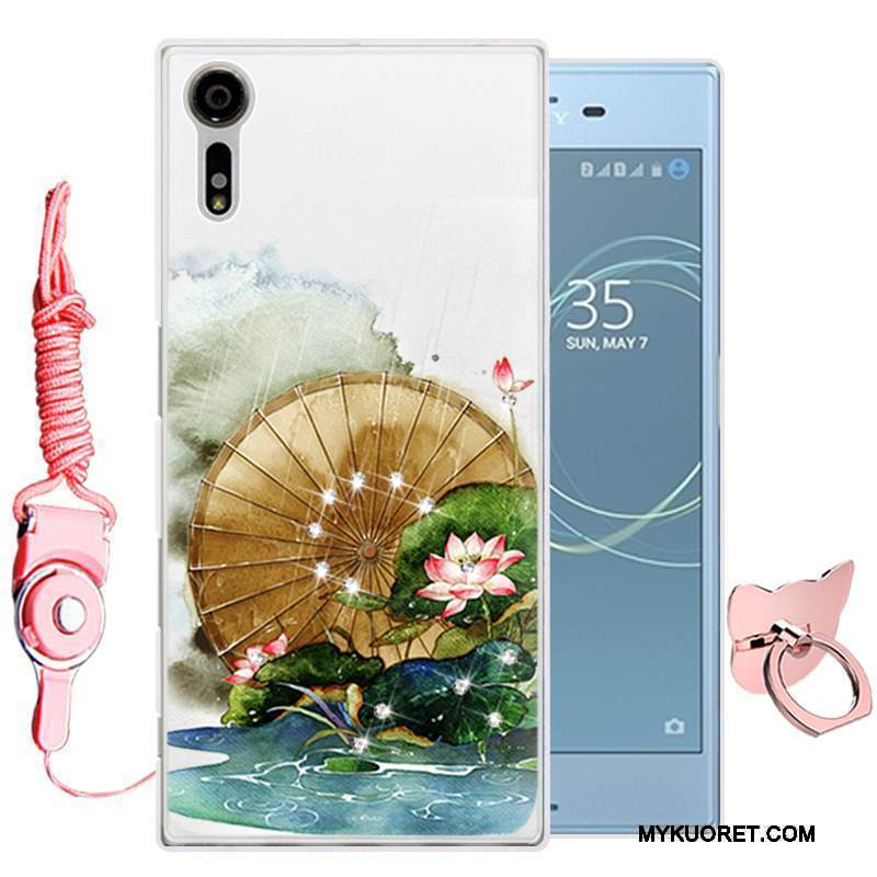 Kuori Sony Xperia Xz Suojaus Vihreä Puhelimen Kuoret, Kotelo Sony Xperia Xz Pehmeä Neste