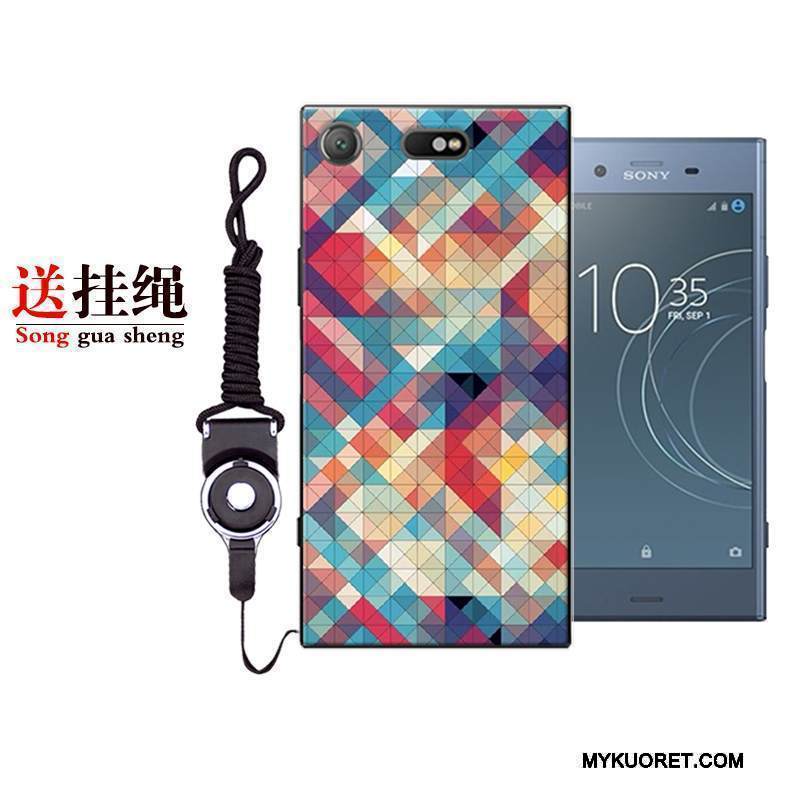 Kuori Sony Xperia Xz1 Compact Laukut Vaalean Punainen, Kotelo Sony Xperia Xz1 Compact Silikoni Persoonallisuus Puhelimen Kuoret