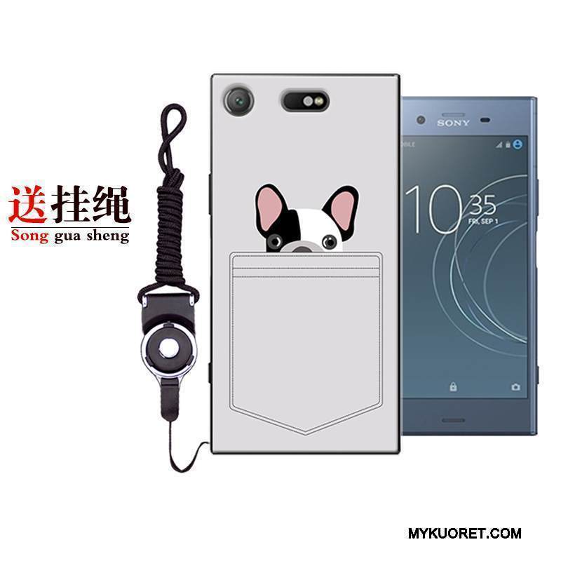 Kuori Sony Xperia Xz1 Compact Laukut Vaalean Punainen, Kotelo Sony Xperia Xz1 Compact Silikoni Persoonallisuus Puhelimen Kuoret