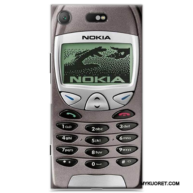 Kuori Sony Xperia Xz1 Compact Luova Puhelimen Kuoret Kova, Kotelo Sony Xperia Xz1 Compact Persoonallisuus Keltainen