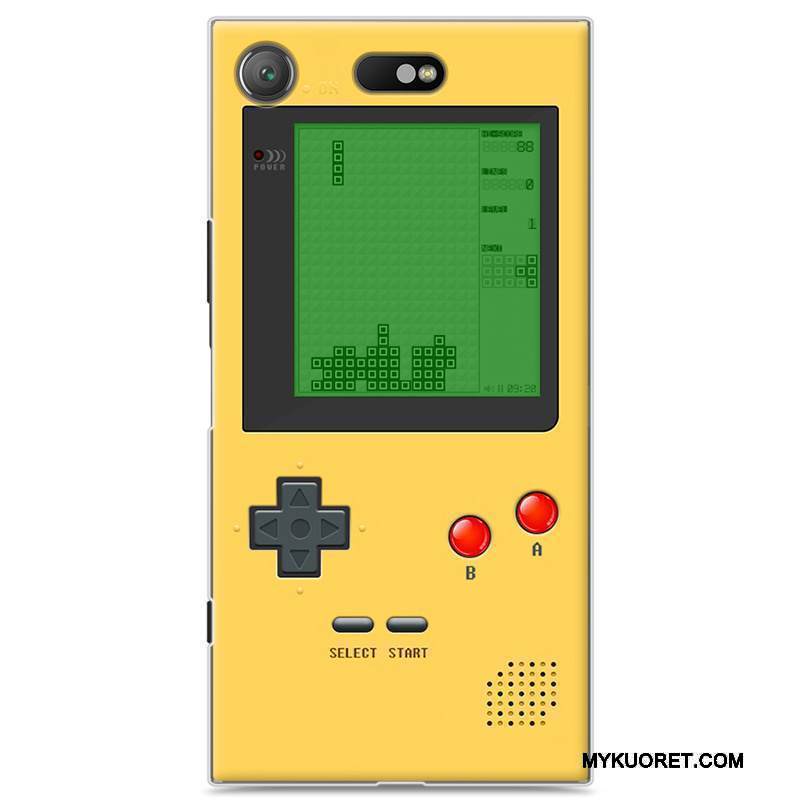 Kuori Sony Xperia Xz1 Compact Luova Puhelimen Kuoret Kova, Kotelo Sony Xperia Xz1 Compact Persoonallisuus Keltainen