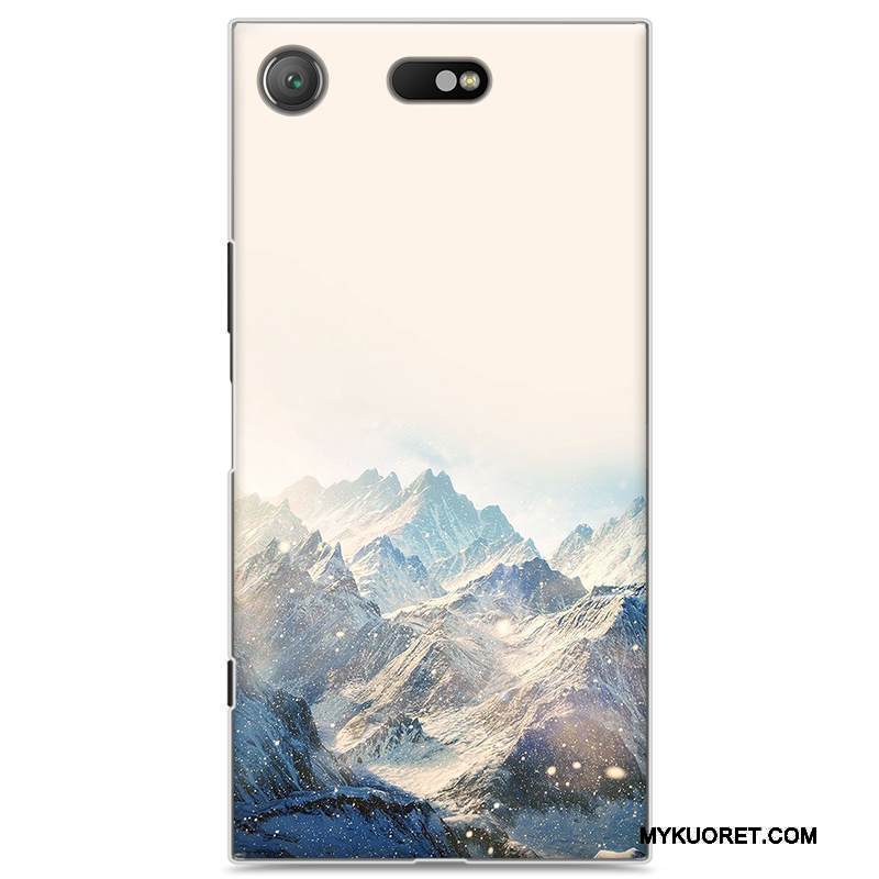 Kuori Sony Xperia Xz1 Compact Luova Puhelimen Kuoret Murtumaton, Kotelo Sony Xperia Xz1 Compact Maalaus Sininen