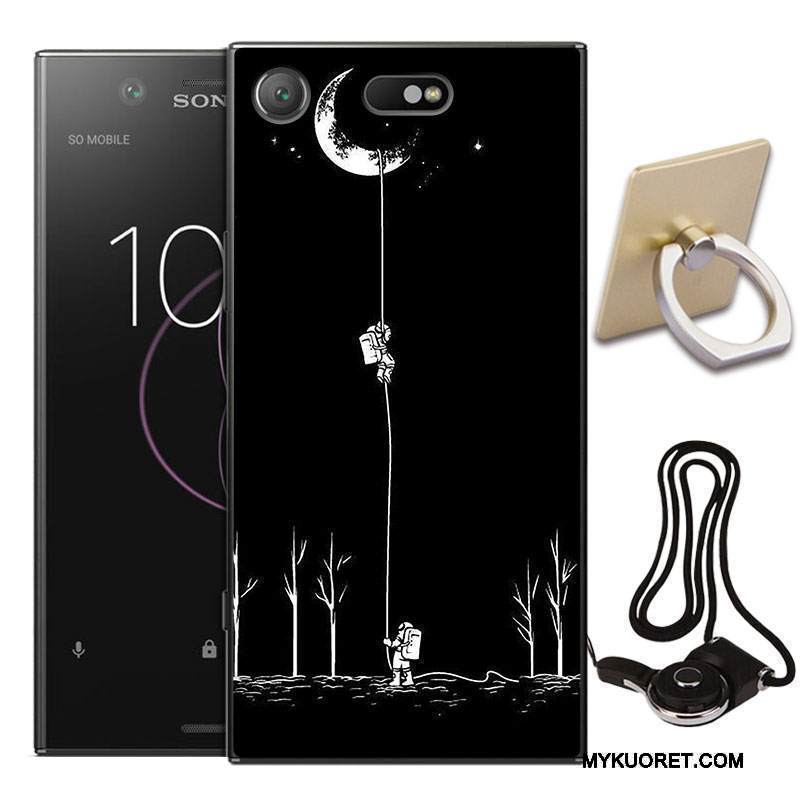 Kuori Sony Xperia Xz1 Compact Maalaus Murtumaton Sininen, Kotelo Sony Xperia Xz1 Compact Suojaus Puhelimen Kuoret