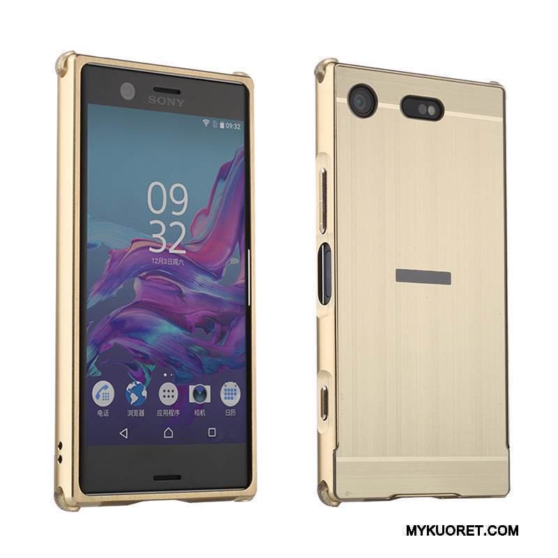 Kuori Sony Xperia Xz1 Compact Metalli Murtumaton Kova, Kotelo Sony Xperia Xz1 Compact Suojaus Puhelimen Kuoret Syvä Väri