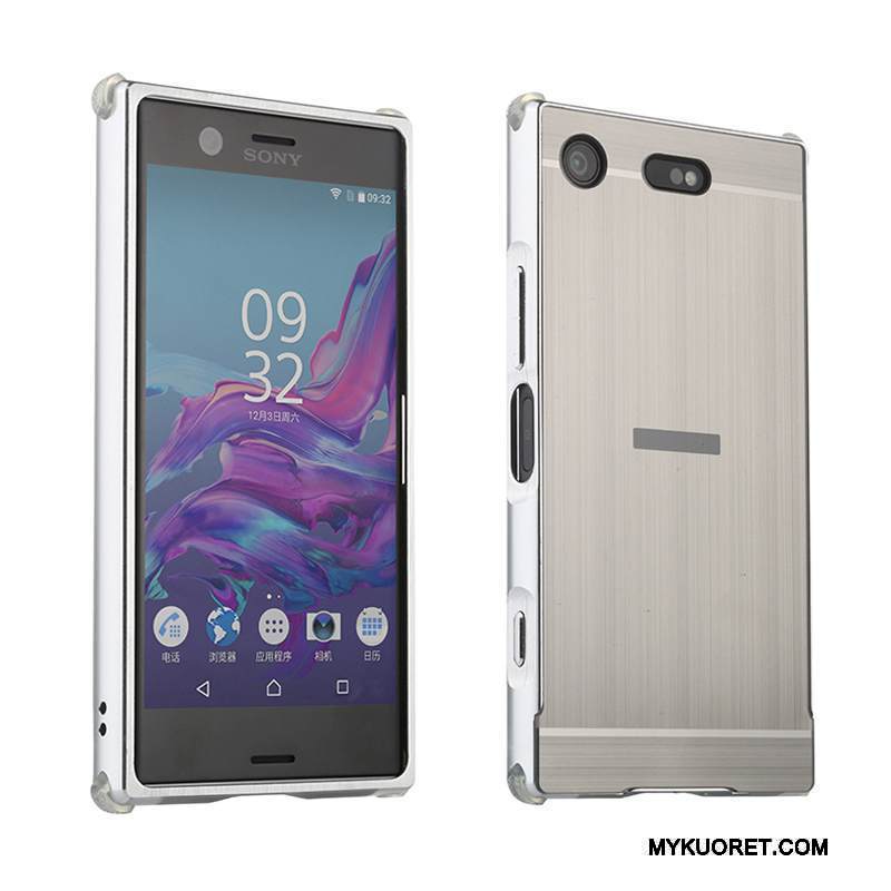 Kuori Sony Xperia Xz1 Compact Metalli Murtumaton Kova, Kotelo Sony Xperia Xz1 Compact Suojaus Puhelimen Kuoret Syvä Väri